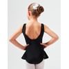 Ballet leotard "Paula" with skirt, Black, 164/170 15-16 years