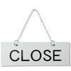 KatachiLab Open Close Sign, Sign Board, Open Close Bills, Silver,