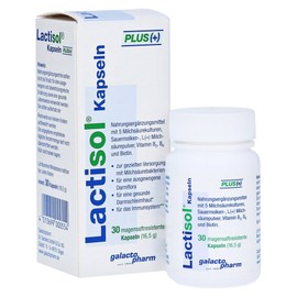 Lactisol Capsules Plus, Pack of 30 with Plus Lactic Acid Cultures