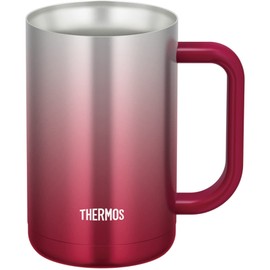 Thermos JDK-600C SP-R Vacuum Insulated Jug, 20.3 fl oz (600 ml), Sparkling Red