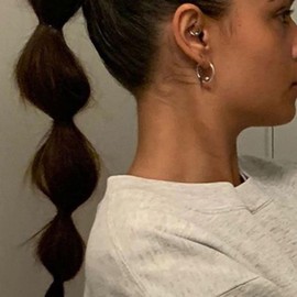 FOMIYES Bubble Ponytail Wig drawstring ponytail for black women ponytail extension for black women afro wig synthetic bubble ponytail extension Miss extend hair High temperature wire