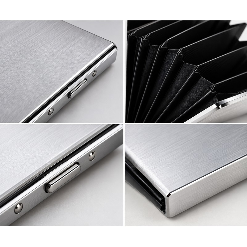 RFID Blocking Card Holder for Everyday Carry – Slim Alloy