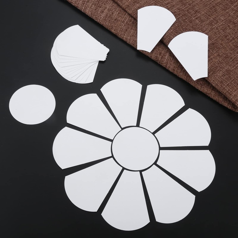 44 Pcs Paper Quilting Template, Yetaha, Reusable, Flower Shape Paper