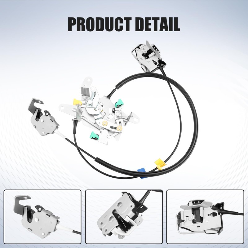 Rear Left Driver Side Door Lock Latch & Cable fit
