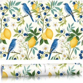 Gersoniel 10 Sheets Drawer Liners for Dresser Scented Drawer Liners Non Adhesive Scented Paper for Fragrant Home Shelf Closet(Lemon Scent,Lemon Pattern)