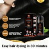 Brown Hair Shampoo 420ml With Argan Oil Instant Hair Dye