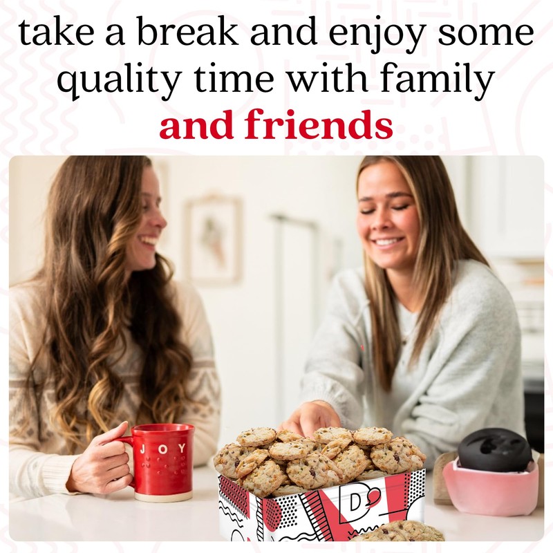 David's Cookies Cranberry Pistachio Biscuits Sweet Sampler Tin - Irresistible