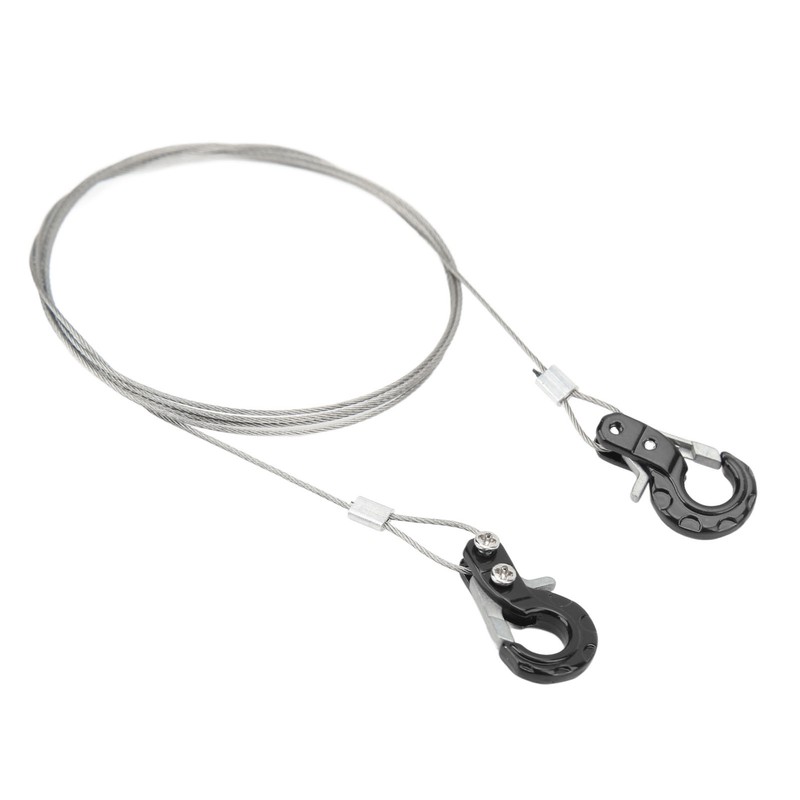 2pcs RC Metal Trailer Hook Aluminum Alloy Steel Rope Lightweight