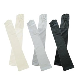 Milieu W6910-07 Long Women's UV Gloves, Sun Protection, UV Protection, Palm Side, Full Mesh, Modal, Fingertips, Short, UV Care, Gloves, Mesh, Driving, Spring, Summer, Smartphone Compatible, Golf, UV