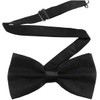 Men's Pre-Tied Satin Formal Tuxedo Bowtie Adjustable Length Satin Bow
