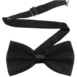 Men's Pre-Tied Satin Formal Tuxedo Bowtie Adjustable Length Satin Bow Tie