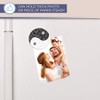 Magnet for Refrigerator, Fridge - Yin Yang Yoga Flowery Meditation