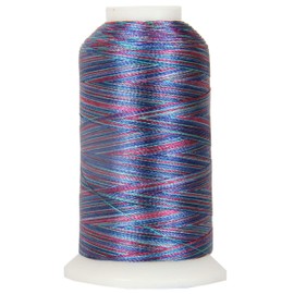 Variegated Polyester Embroidery Thread by Threadart - 40wt - 1000m - 25 Colors Available - No. 24 - Jewels