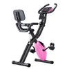 Merax Foldable Fitness Stationary Bike, Upright Indoor Cycling Bike, Magnetic