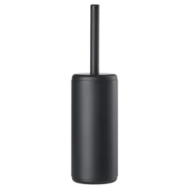 Zone Denmark Rim Toilet Brush, Toilet Brush, Brush Set with Brush and Holder for Bathroom, Standing, Diameter 10 cm, Height 38.2 cm, Black