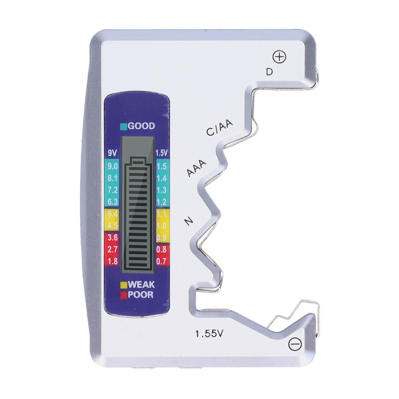 Battery Tester Universal Household Capacity Checker for D C AA