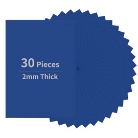 30 Pack EVA Foam Sheets, 11.8 x 7.87 Inch, 2mm Thick Foam Paper for Arts and Crafts, Perfect for Kids Art Projects and Cosplay (Blue)