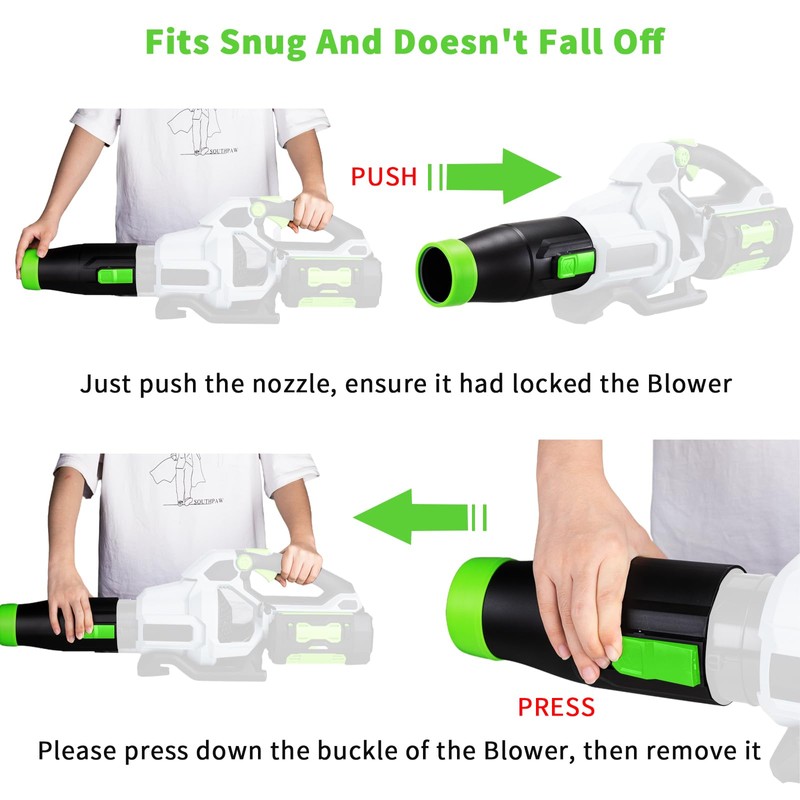 Car Drying Nozzle for EGO Leaf Blower Nozzle Work for