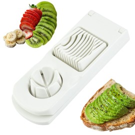 Hard Boiled Egg Slicer | 2 in 1 Kitchen Slicer for Hard Boiled Eggs - Food Grade Separators Kitchen Gadgets for Meal Prep Breakfast Sandwich Salad Vegetables Home Picnics BBQ