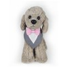 KOOLMOX Dog Tuxedo Pink Bow, Dog Tuxedo Bow Tie Collar,
