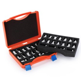 WISEPRO Miniature Storage Carrying Figure Case, 36 Slot Hard Shell Figurine Minature Carrying Case with 2 Foam Layer, Compatible with Warhammer 40k, Dungeons & Dragons and More