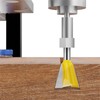 Boxonly Straight Cut Router Bit Milling Cutter Cutting Dovetail Bit