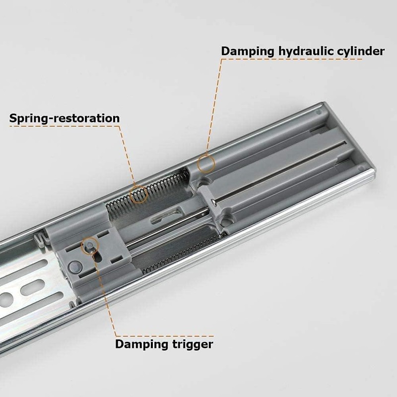 LONTAN Soft Close Drawer Slides 20 Inch Heavy Duty Ball