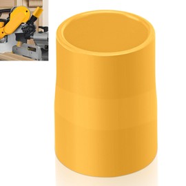 Miter Saw Vacuum Adapter Designed to Use 1-7/8" Vacuum Hose Miter Saw Compatible with Dewalt DWS713 DW715 DWS715 DWS716 DWS779 DWS780 DHS790 Miter Saw Vacuum Yellow