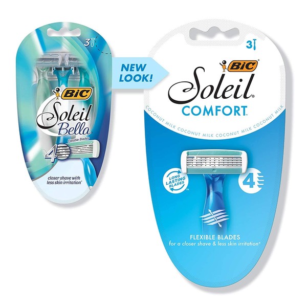 Bic Soleil Bella Shavers E-Z Rinse - 3 ct, Pack