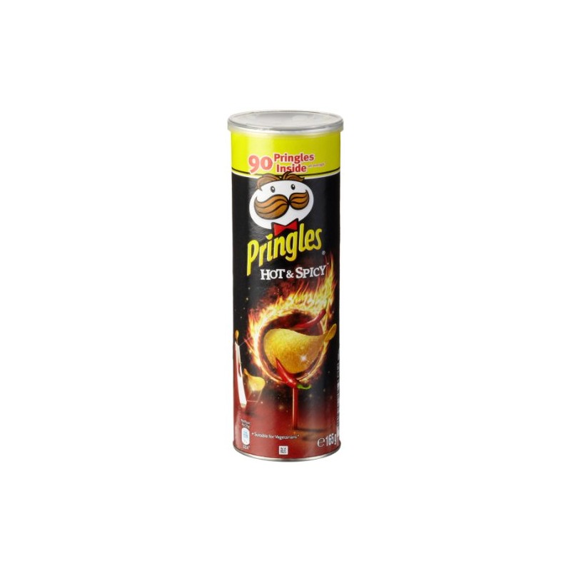 Pringles Hot & Spicy Pack of 3 x 165 g