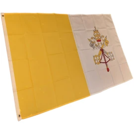 NWFlags Vatican City Flag 3ft x 2ft 75d Premium Polyester Suitable For Flagpoles | Strong Polyester 3x2 foot material Vatican flag with Eyelets