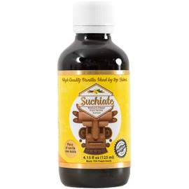 Suchiate Pure Vanilla | Mexican Vanilla for Baking and Desserts | Made with Real Vanilla Bean | Vainilla Mexicana Buena 4.15oz (125 ml)