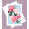 Beautiful Bouquet Cut Flowers Greeting Cards - Set of 10