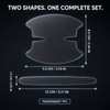 8-Piece Transparent Car Door Handle Scratch Protection Film Set