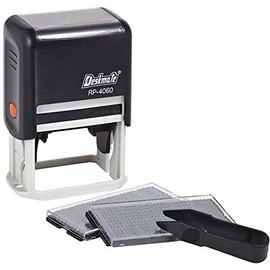 DESKMATE 0378590 DIY Stamp Kits, 5 Lines 3MM Text