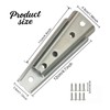 4Pcs Furniture connectors Sectional Sofa Connector, Diagonal Bolts, Sofa Fixing