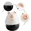 Thyonta Bear Clockwork Timer Cartoon Animal Kitchen Reminder Timer Suitable