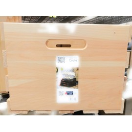 Crates & Pallet 18 in. x 12.5 in. x 9.5 in. Large Wood Crate