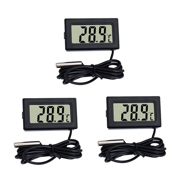 DIFCUL 3X Mini LCD Digital Thermometer Hygrometer Temperatur Luftfeuchtigkeit Tester