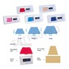 Thermoplastic External Nasal Splint - Baby Blue Colour - a