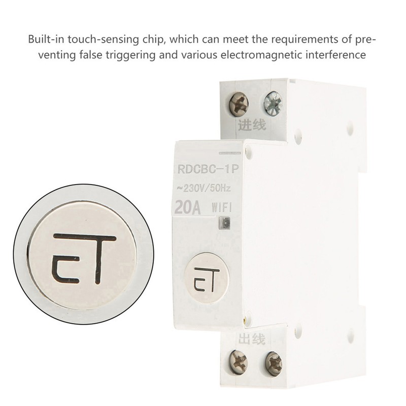 Intelligent WIFI Circuit Breaker Remote Control Switch for Distribution Box