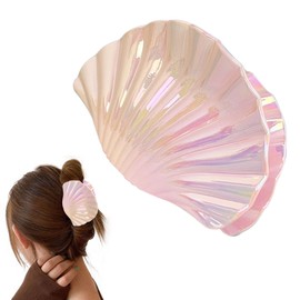 JazSwirl Seashell Hair Clip, Seashell Clips for Hair, Sea Shells Clips for Women, Sea Shell Claw Clip, Shells Claw for Women