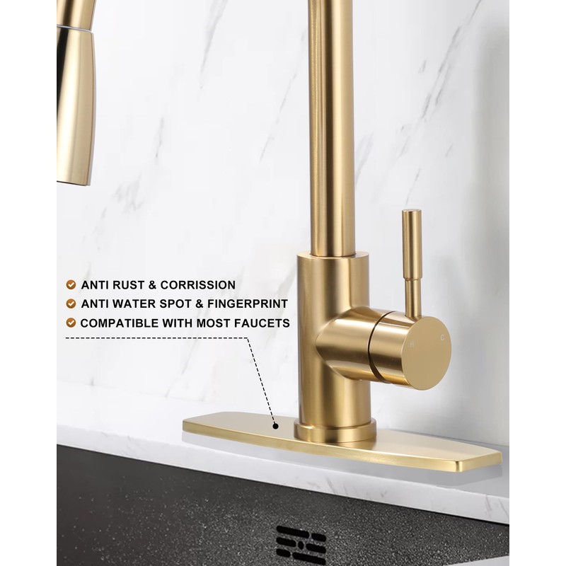 ARCORA 10.2 Inch Faucet Plate, Kitchen or Bathroom Faucet Deck