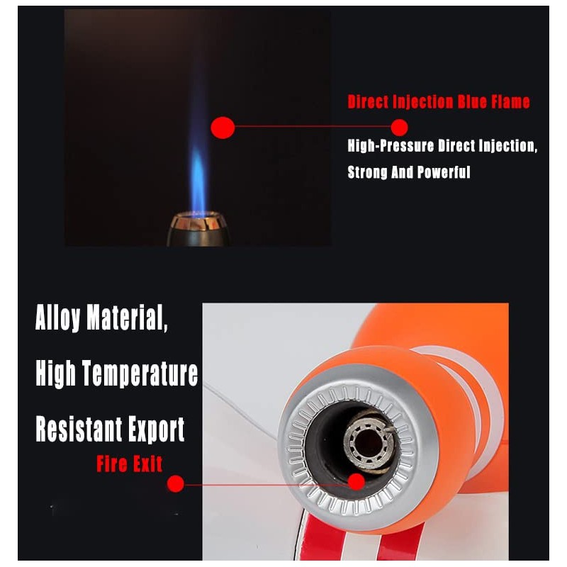 WEQTETJU Torch Lighter, Cool, Unique Bowling Ball Lighter, Adjustable, Refillable,