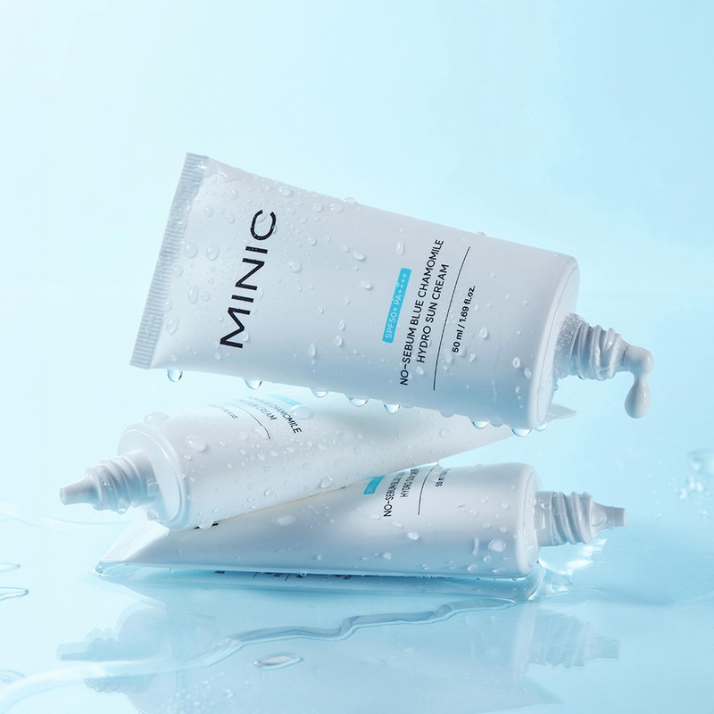 minik Minic No Sebum Blue Chamomile Organic Moisturizing Sun Cream