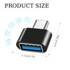 SHUXIA 2PCS USB C to USB Adapter,USB Type-C to USB-A