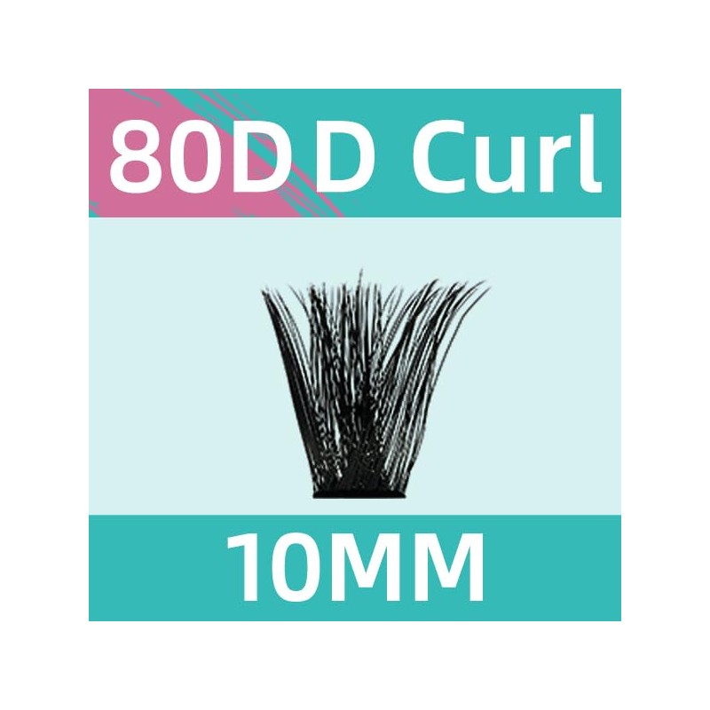 Lash Clusters Wispy 280PCS Eyelash Extension 80D Cluster Lashes Individual