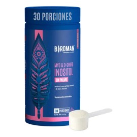 Myo D Chiro Inositol Birdman en Polvo Sin Sabor, Vegano, de 30 Porciones                                                                              