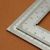 Stainless Steel L-Shaped Carpenter Square, 90-Degree Ruler, Professional Engineering Tool