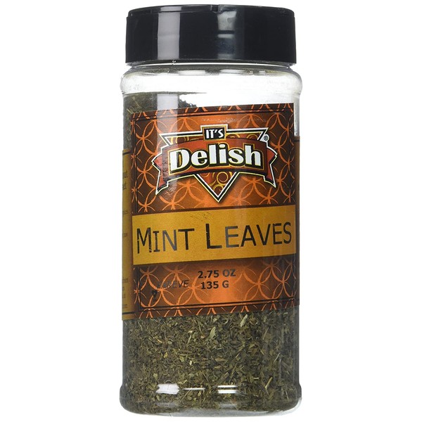 Dried Mint Leaves by Its Delish, Medium Jar